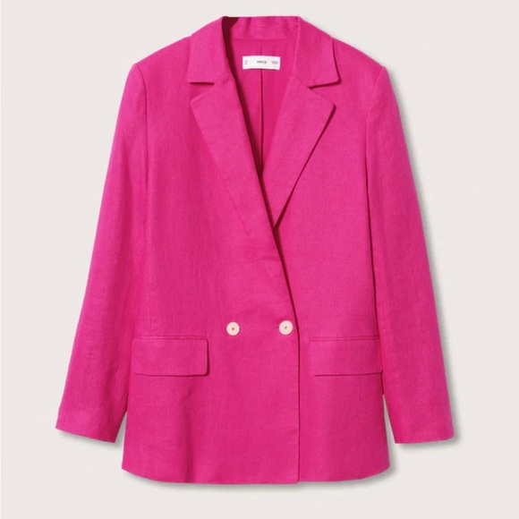 Mango Jackets & Blazers - MANGO 100% Linen Blazer